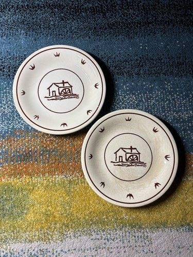 Coppia piatti vintage mulino - vintage,